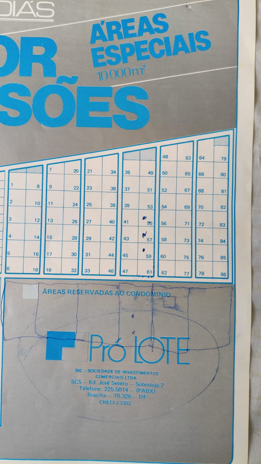 Material Prolote de áreas especiais de 10.000 m²